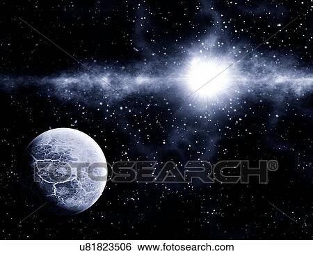 Exoplanet, illustration View Large Photo Image Stock Photograph - Exoplanet, illustration. Fotosearch
