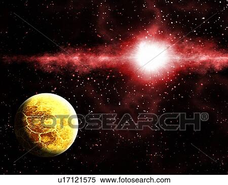 Exoplanet, illustration View Large Photo Image Stock Photography - Exoplanet, illustration. Fotosearch