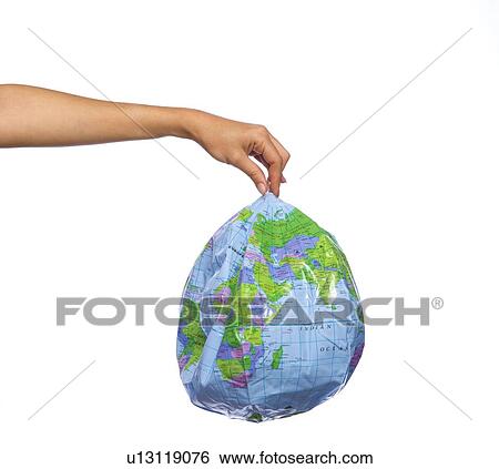 Stock Photograph - Fragility of the Earth, conceptual image. Fotosearch