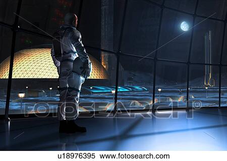 Future base on the Moon, illustration View Large Photo Image Stock Photography - Future base on the Moon, illustration. Fotosearch