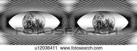 Stock Image - Future dry planet, conceptual illustration. Fotosearch