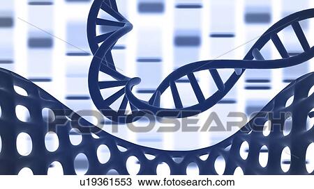 Stock Image - Genetic research, conceptual illustration. Fotosearch