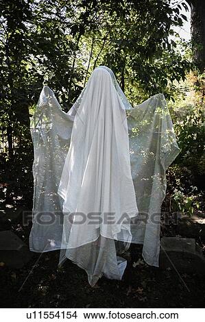 Picture - Ghost in forest. Fotosearch