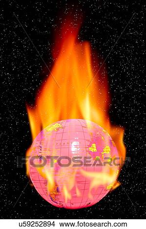 Global warming, conceptual image View Large Photo Image Picture - Global warming, conceptual image. Fotosearch