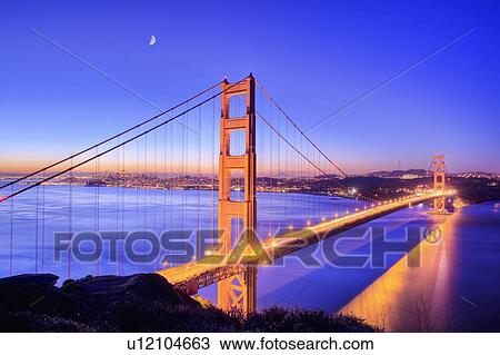 Golden Gate Bridge, San Francisco, USA, at dawn View Large Photo Image Stock Image - Golden Gate Bridge, San Francisco, USA, at dawn. Fotosearch