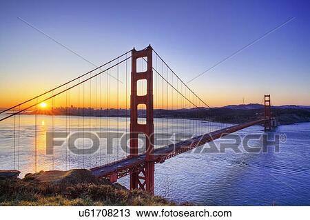 Golden Gate Bridge, San Francisco, USA, at dusk View Large Photo Image Stock Image - Golden Gate Bridge, San Francisco, USA, at dusk. Fotosearch