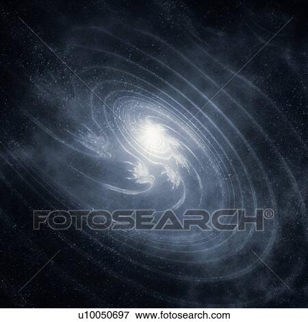Stock Photo - Gravitational waves, illustration. Fotosearch