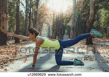 Stock Photo - High intensity interval training. Fotosearch