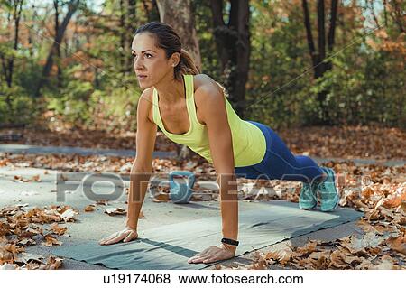 Stock Photo - High intensity interval training. Fotosearch