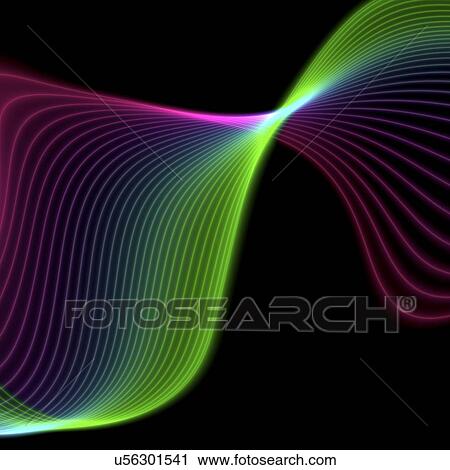 Illuminated pink and green lights, illustration View Large Photo Image Stock Image - Illuminated pink and green lights, illustration. Fotosearch