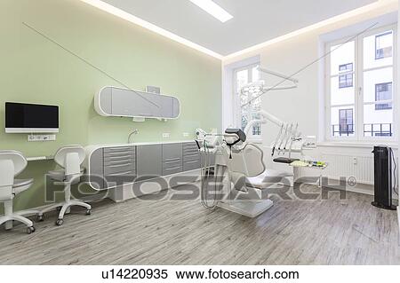Stock Photography - Interior of dentist consultation clinic. Fotosearch