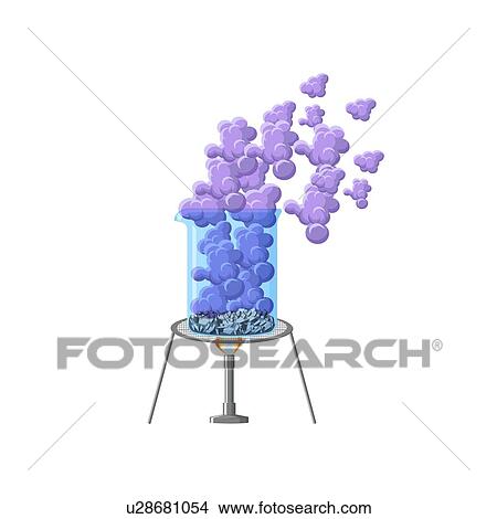 Iodine sublimation, illustration View Large Photo Image Picture - Iodine sublimation, illustration. Fotosearch