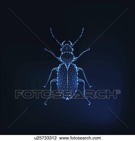 Stock Image - June bug, illustration. Fotosearch