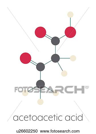 Stock Image - Ketone body molecule, illustration. Fotosearch