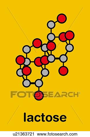 Lactose milk sugar molecule, illustration View Large Photo Image Stock Image - Lactose milk sugar molecule, illustration. Fotosearch