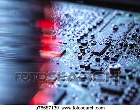 Laptop computer hardware, A computer virus attacking and erasing the hardware of laptop computer, close up View Large Photo Image Stock Photo - Laptop computer hardware, A computer virus attacking and erasing the hardware of laptop computer, close up. Fotosearch