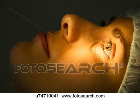 Stock Image - Laser eye surgery. Fotosearch