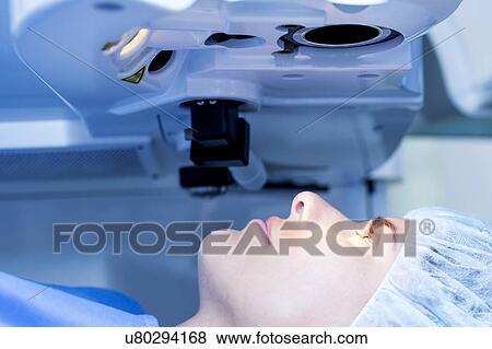 Stock Photo - Laser eye surgery. Fotosearch