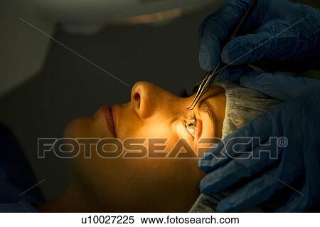 Stock Photography - Laser eye surgery. Fotosearch