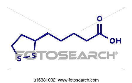 Lipoic acid enzyme cofactor molecule, illustration View Large Photo Image Stock Image - Lipoic acid enzyme cofactor molecule, illustration. Fotosearch