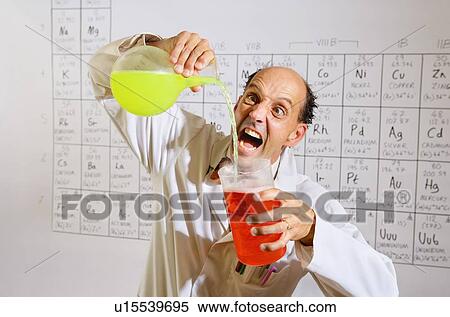 Stock Photography - Mad professor. Fotosearch