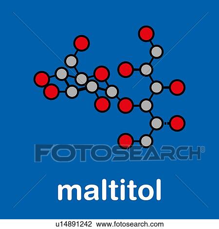 Maltitol sugar alcohol sweetener molecule, illustration View Large Photo Image Stock Image - Maltitol sugar alcohol sweetener molecule, illustration. Fotosearch