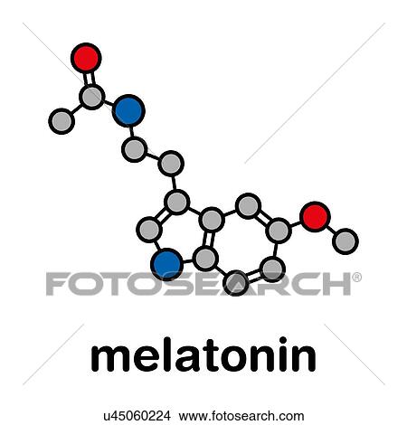 Melatonin hormone molecule, illustration View Large Photo Image Picture - Melatonin hormone molecule, illustration. Fotosearch
