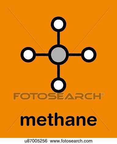 Methane natural gas molecule, illustration View Large Photo Image Stock Photograph - Methane natural gas molecule, illustration. Fotosearch