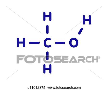 Stock Photography - Methanol molecule, illustration. Fotosearch