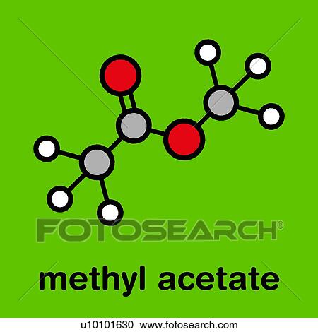 Methyl acetate solvent molecule, illustration View Large Photo Image Stock Image - Methyl acetate solvent molecule, illustration. Fotosearch