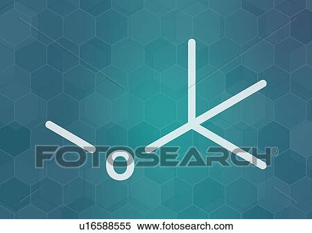Stock Photography - Methyl tert-butyl ether gasoline additive molecule. Fotosearch
