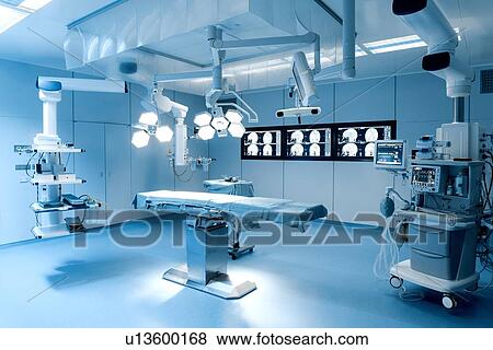 Modern hospital operating theatre View Large Photo Image Stock Photo - Modern hospital operating theatre. Fotosearch