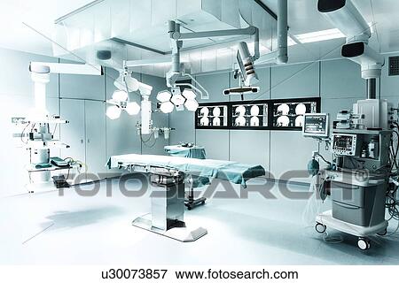 Stock Photo - Modern hospital operating theatre. Fotosearch