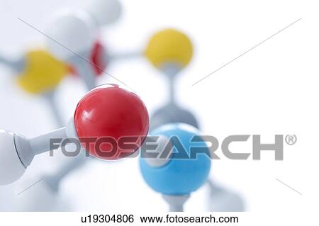 Stock Photograph - Molecular model. Fotosearch
