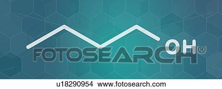 n-butanol molecule, illustration View Large Photo Image Picture - n-butanol molecule, illustration. Fotosearch