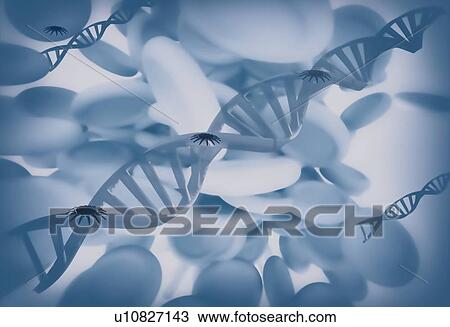 Stock Image - Nanomedicine, conceptual illustration. Fotosearch