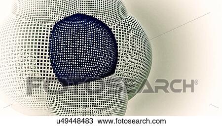 Stock Image - Nanoparticle, conceptual illustration. Fotosearch
