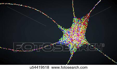 Nerve cell, illustration View Large Photo Image Stock Photo - Nerve cell, illustration. Fotosearch
