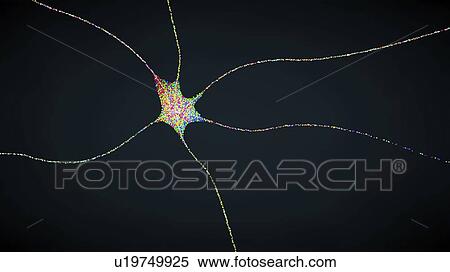 Stock Photography - Nerve cell, illustration. Fotosearch