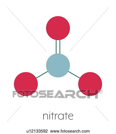 Nitrate anion chemical structure, illustration View Large Photo Image Stock Image - Nitrate anion chemical structure, illustration. Fotosearch