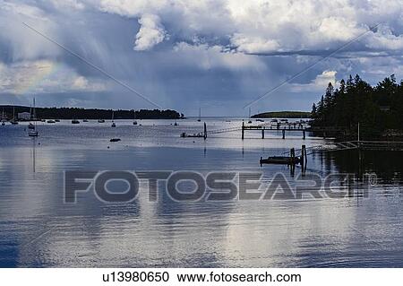 Overcast sky above Northeast Harbor, Mount Desert Island, USA View Large Photo Image Stock Image - Overcast sky above Northeast Harbor, Mount Desert Island, USA. Fotosearch