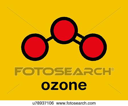 Ozone molecule, illustration View Large Photo Image Stock Photograph - Ozone molecule, illustration. Fotosearch