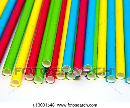 Paper straws View Large Photo Image Stock Photo - Paper straws. Fotosearch