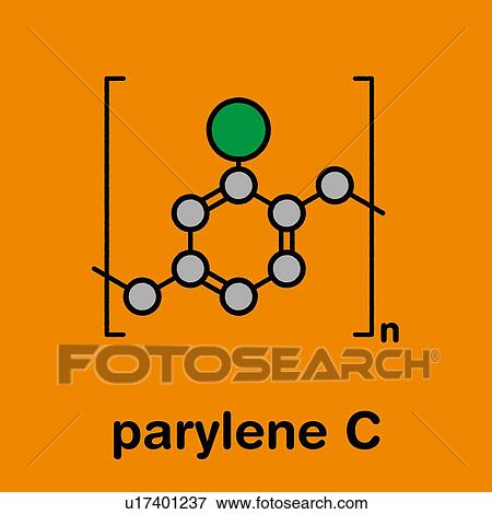 Parylene C polymer chemical structure, illustration View Large Photo Image Stock Photo - Parylene C polymer chemical structure, illustration. Fotosearch