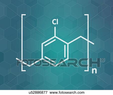 Parylene C polymer chemical structure, illustration View Large Photo Image Stock Photo - Parylene C polymer chemical structure, illustration. Fotosearch