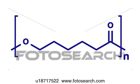 Polycaprolactone polymer chemical structure, illustration View Large Photo Image Stock Image - Polycaprolactone polymer chemical structure, illustration. Fotosearch