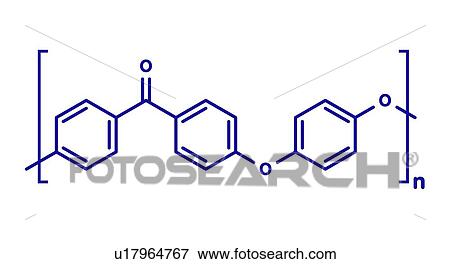 Polyether ether ketone chemical structure, illustration View Large Photo Image Stock Photo - Polyether ether ketone chemical structure, illustration. Fotosearch