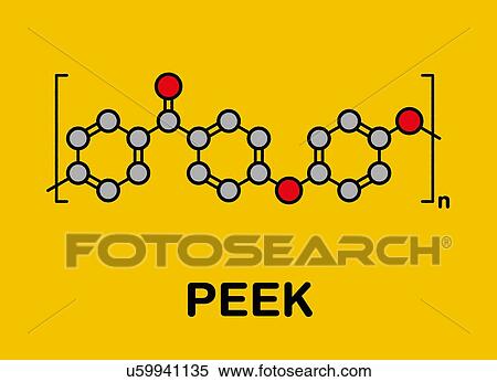 Polyether ether ketone chemical structure, illustration View Large Photo Image Stock Photography - Polyether ether ketone chemical structure, illustration. Fotosearch
