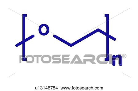 Polyethylene glycol chemical structure, illustration View Large Photo Image Picture - Polyethylene glycol chemical structure, illustration. Fotosearch