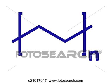 Stock Photo - Polyethylene polymer chemical structure, illustration. Fotosearch